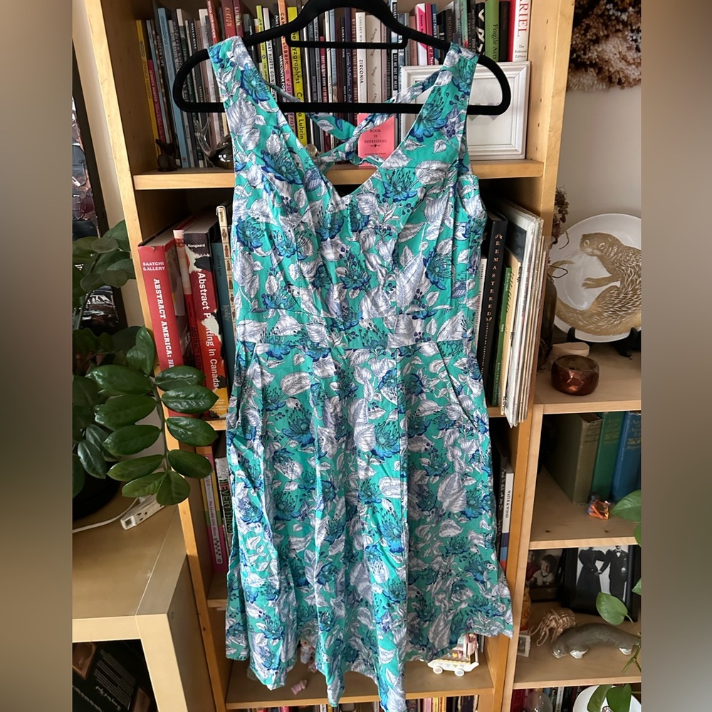 Cherry Velvet Floral Sundress